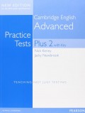 Cambridge Advanced Practice Tests Plus New Edition Students Book with Key