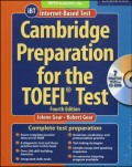 Cambridge Preparation for the TOEFL - Test Audio CDs (Cambridge Preparation for the TOEFL Test)